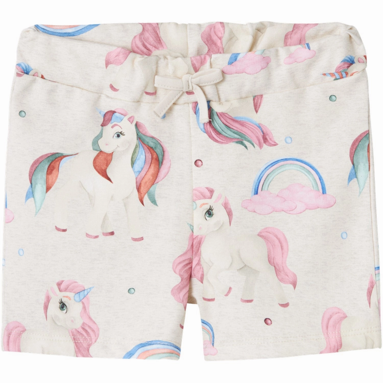 Name It Peyote Melange Harumi Sweat Shorts low - rise