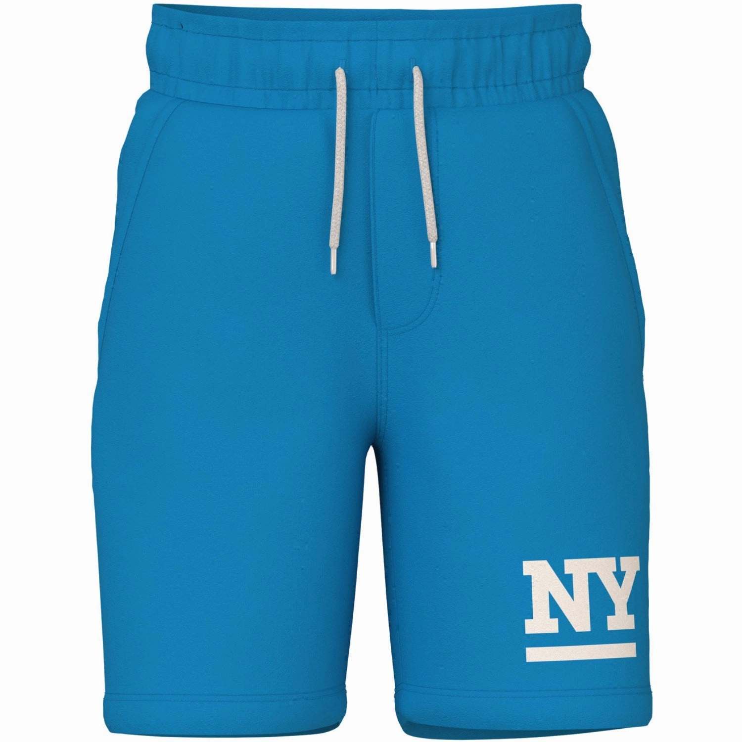 Name It Swedish Blue Herry Sweat Shorts No Ride Up Silicone Grip Clean Mood