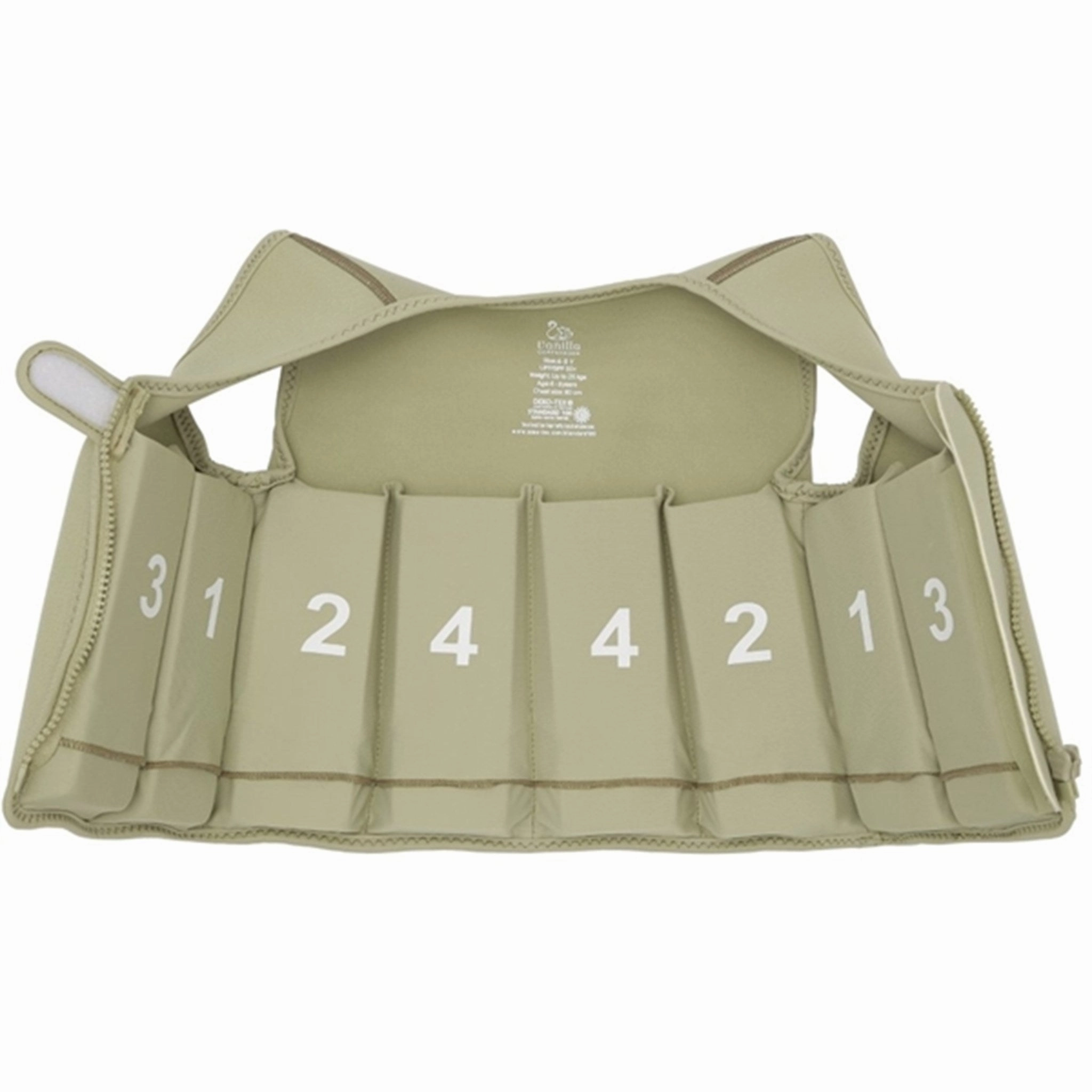 Beach Vibes Latest Trend Vanilla COPENHAGEN Swim Vest Olive Mist