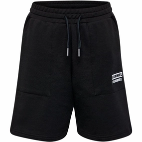 Hummel Black Owen Shorts Travel Fashion Relax Fit