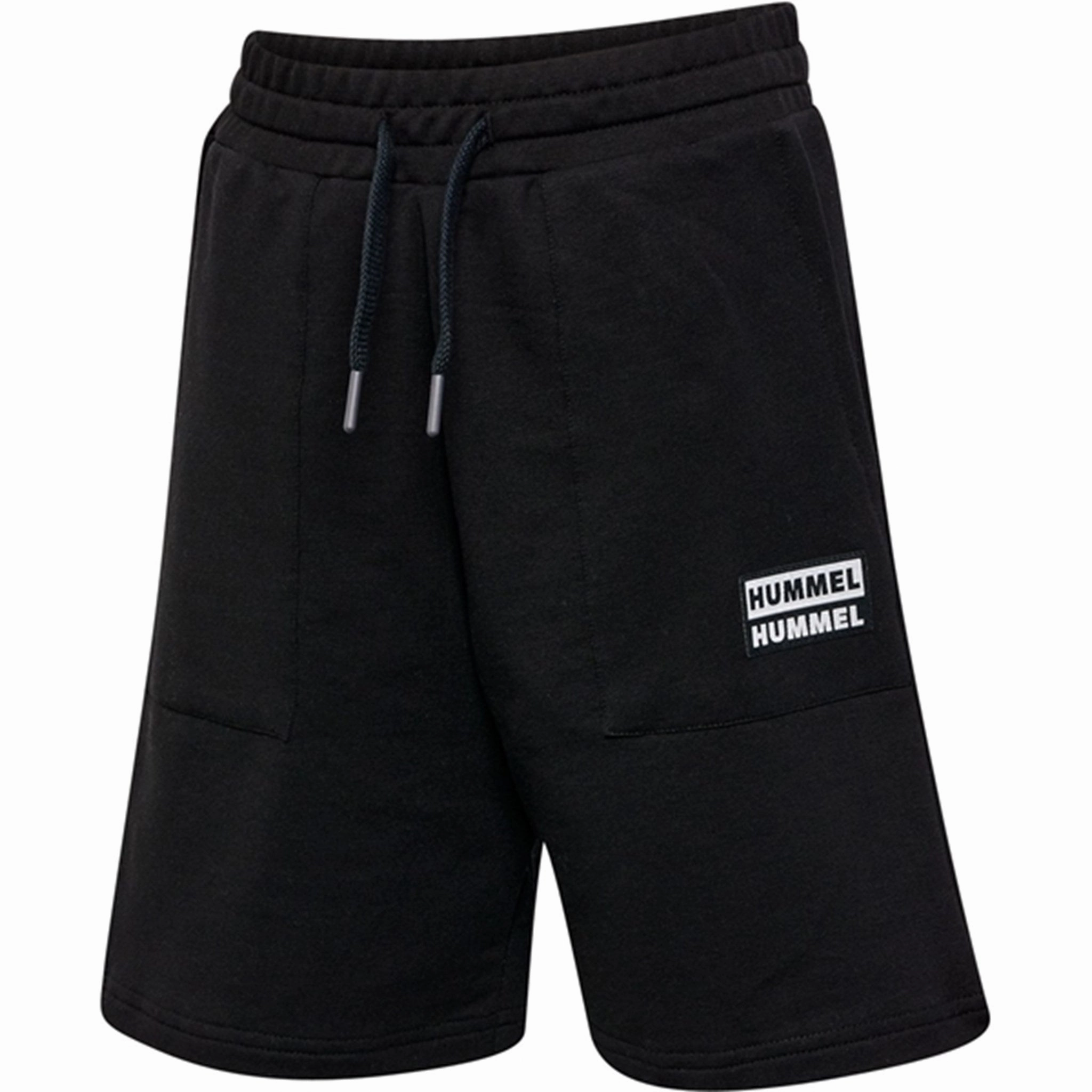 Hummel Black Owen Shorts Yarn Dyed Pattern men's fashion