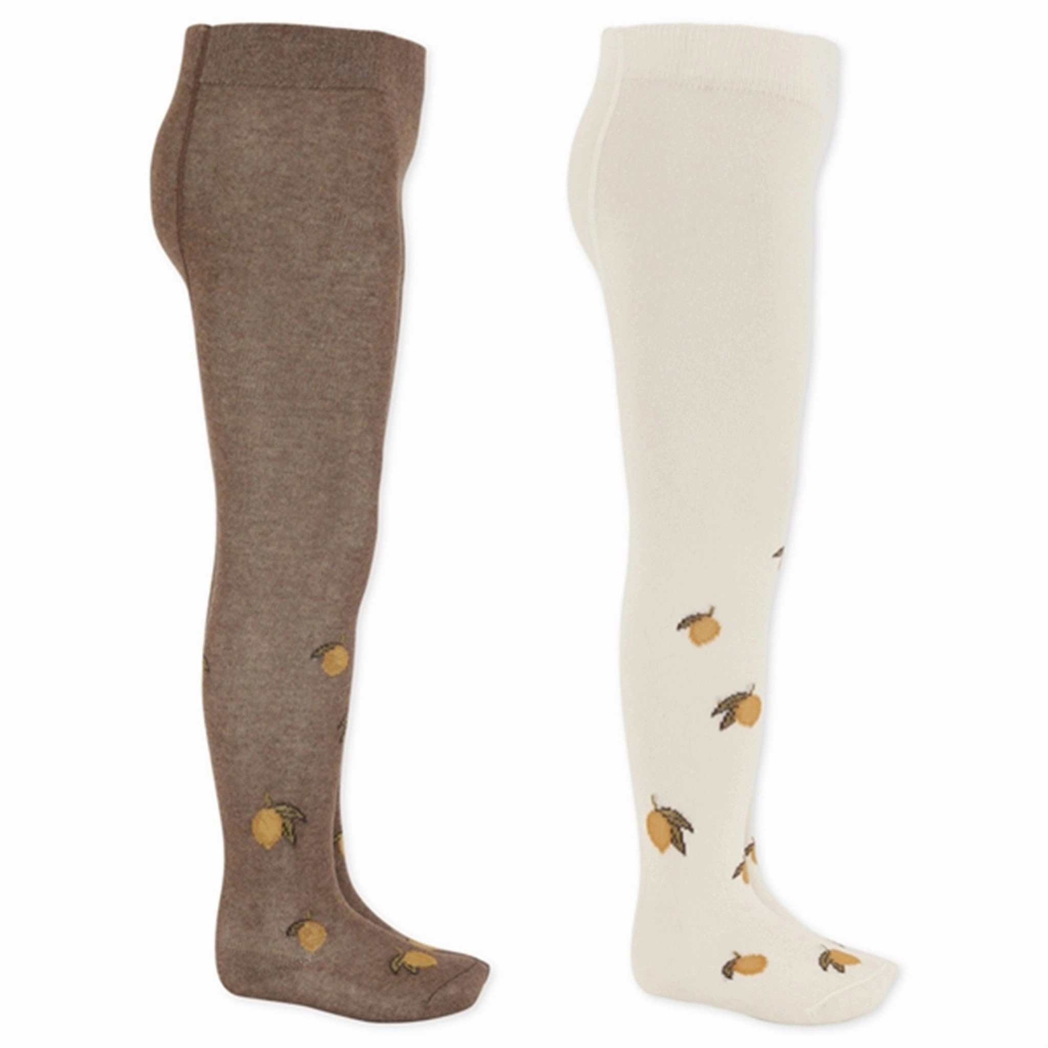 Zigzag Konges Sl?jd Jacquard Tights 2-pack Lemon