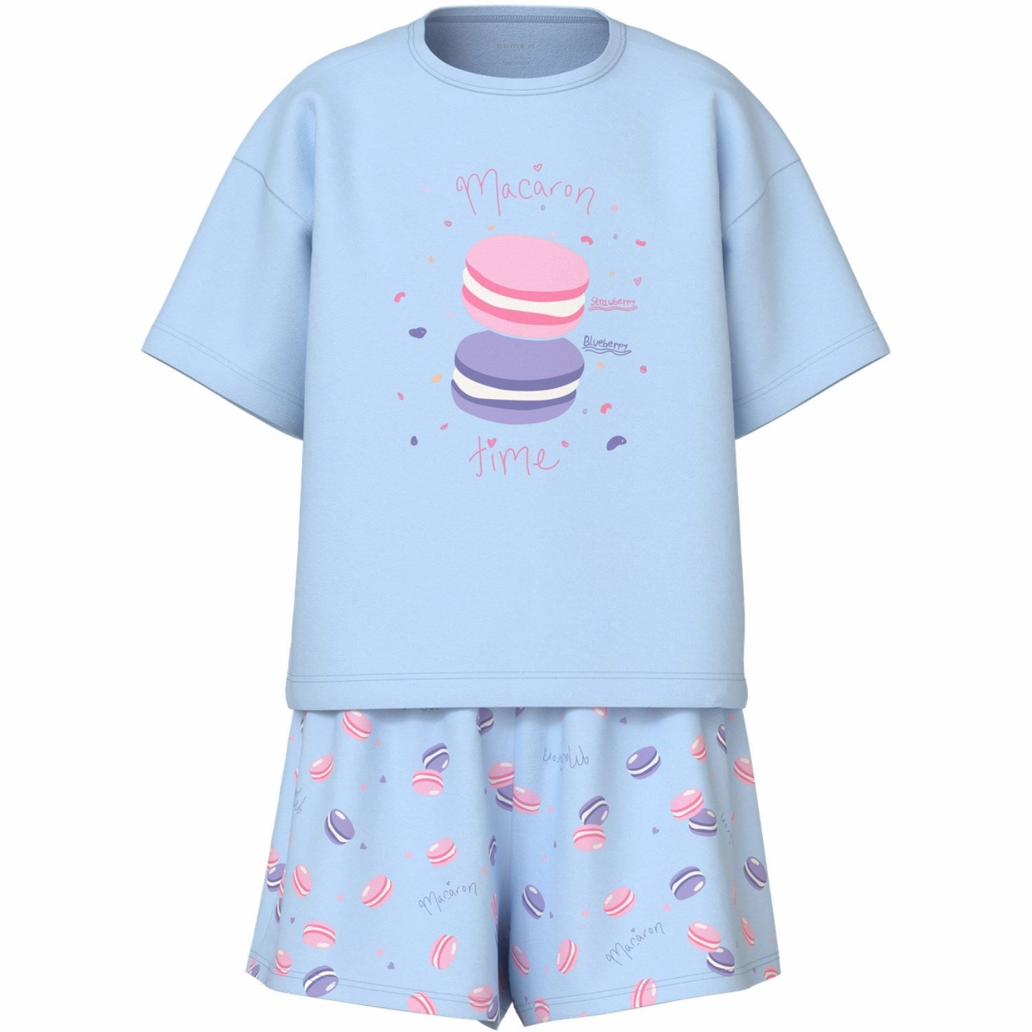 Name It Nantucket Breeze Nightset Macaron Noos Non Chafe Seams