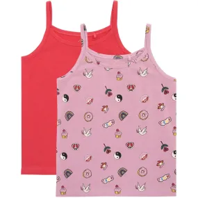 Eco-friendly Thick Straps The New Orchid Haze Strap Top 2-pack