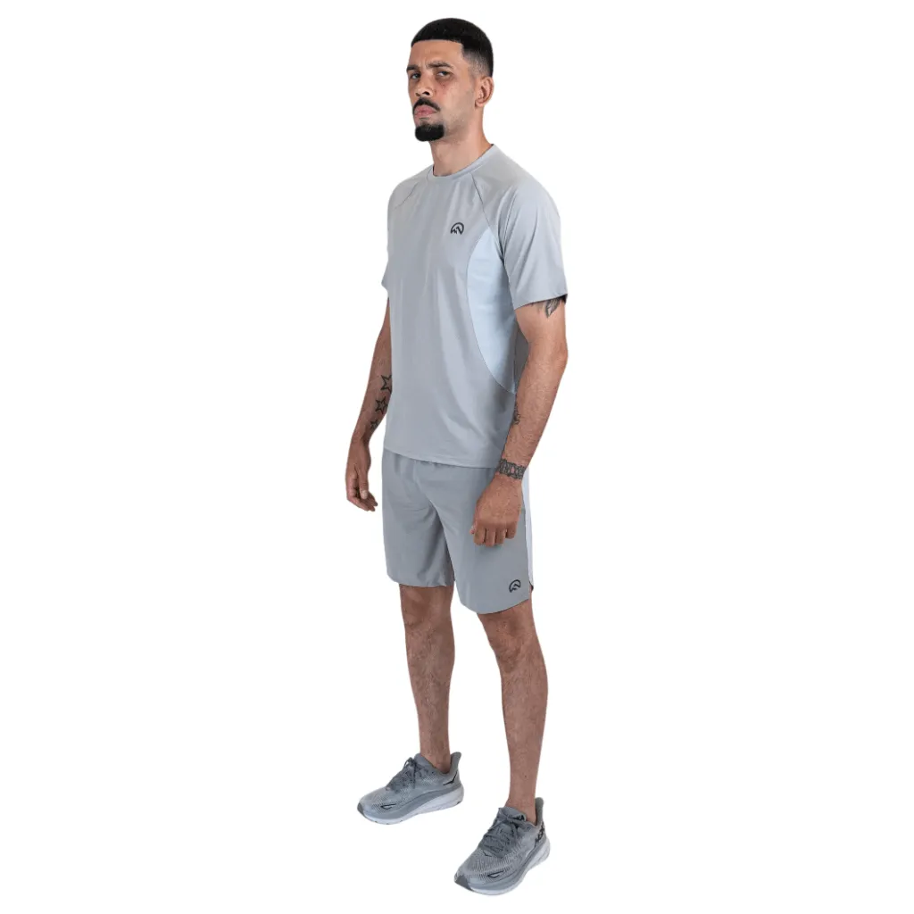 smooth zipper TemperatureRegulating Textiles Flux Tech T-Shirt Men