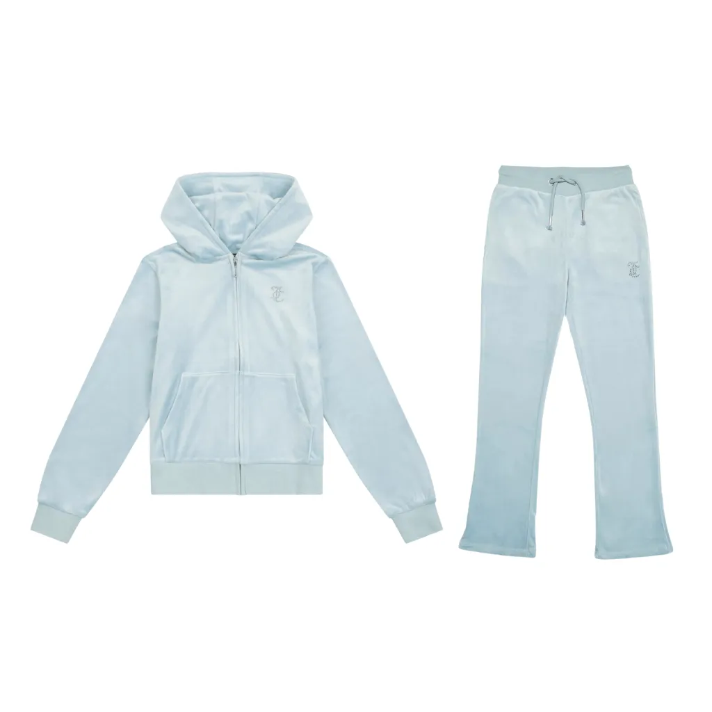 AbrasionResistant Reinforced Zones Juicy Couture Diam FZ BC Tracksuit Junior