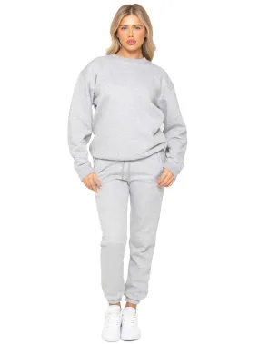 Enzo | Womens Oversized Sweatshirt Tracksuit Faux Fur softball field