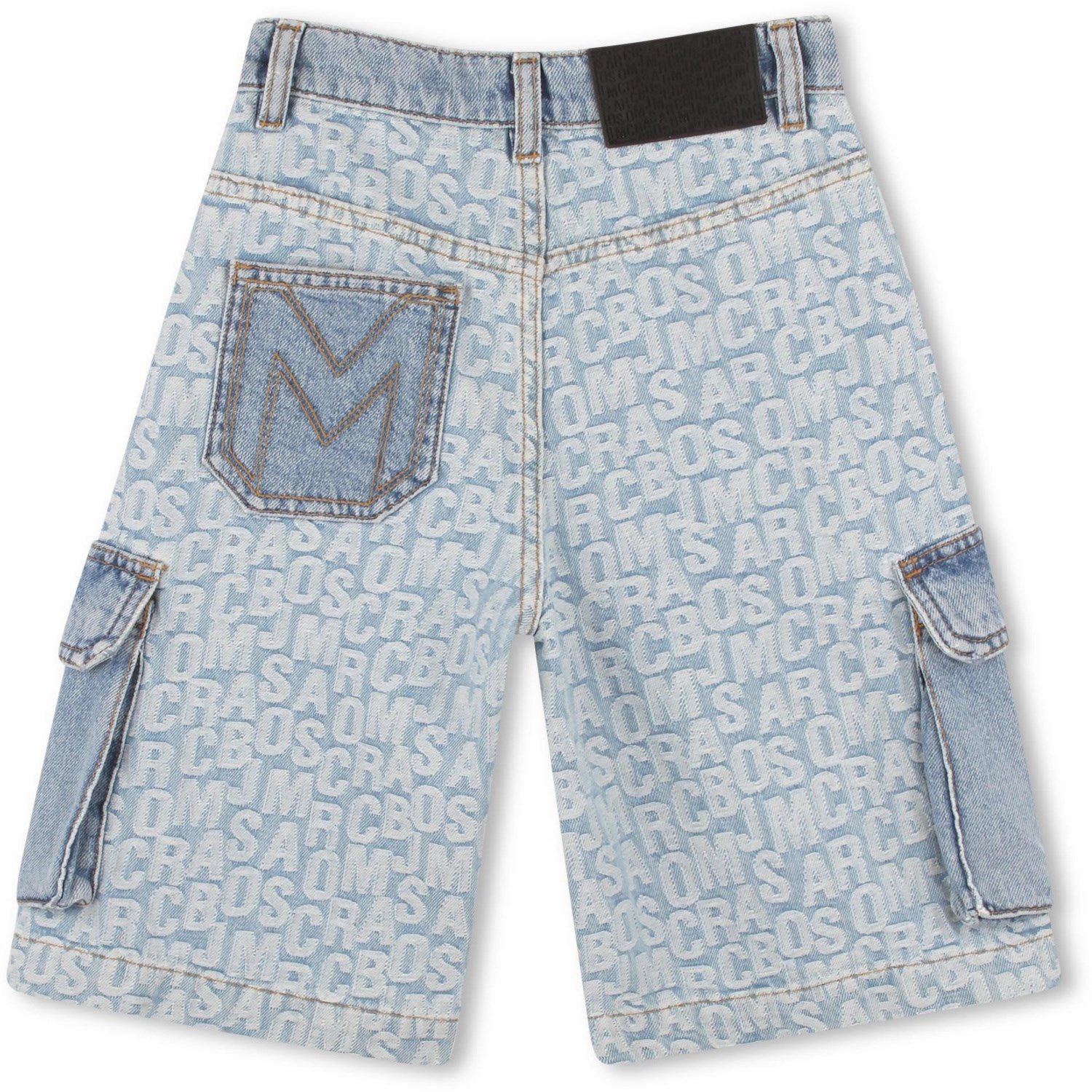 Marc Jacobs Denim Blue Bermuda Shorts Wide Range Motion Soft Touch