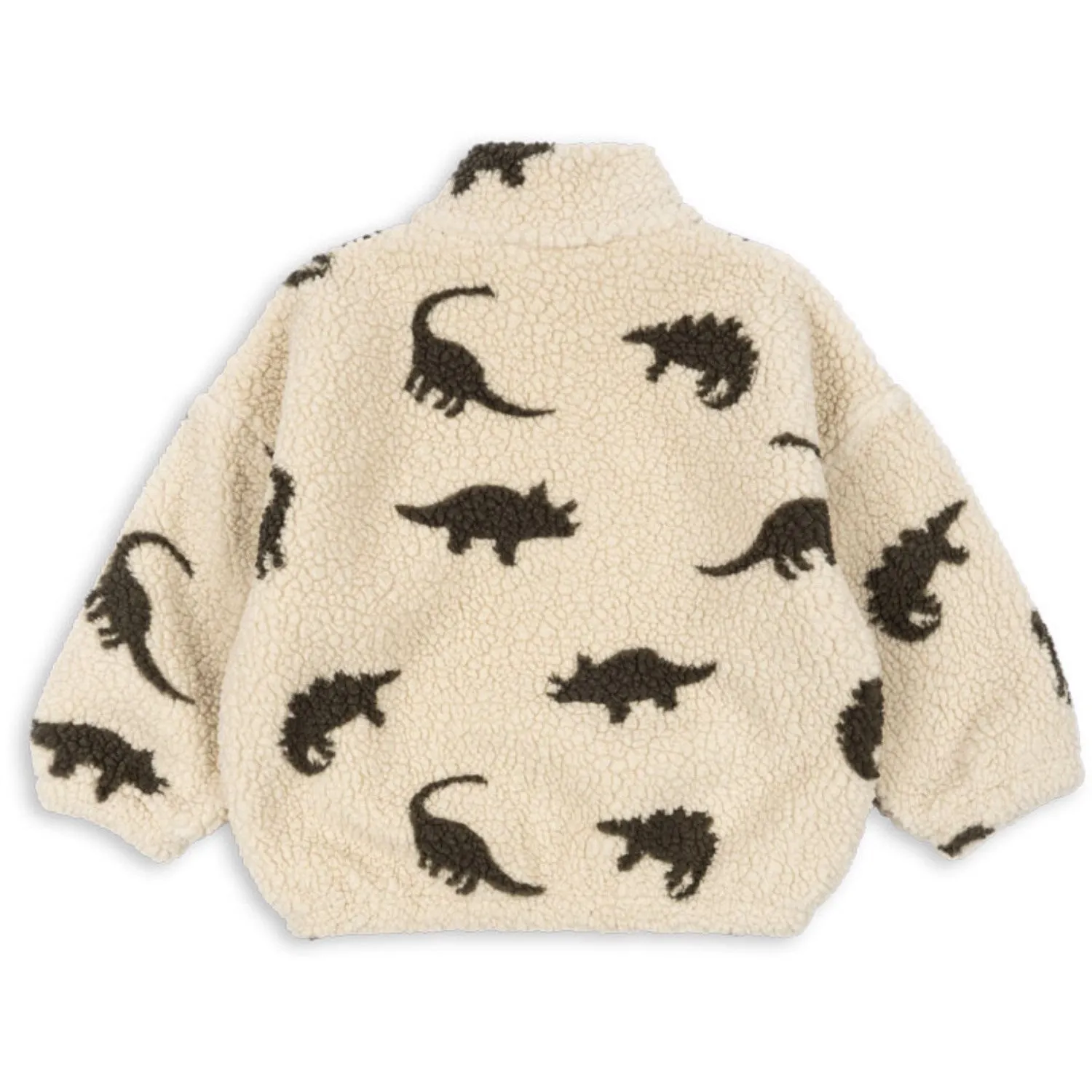 Konges Sl?jd Dino Silhouette Jody Teddy Half Zip Grs Layer Smart Rugged Path