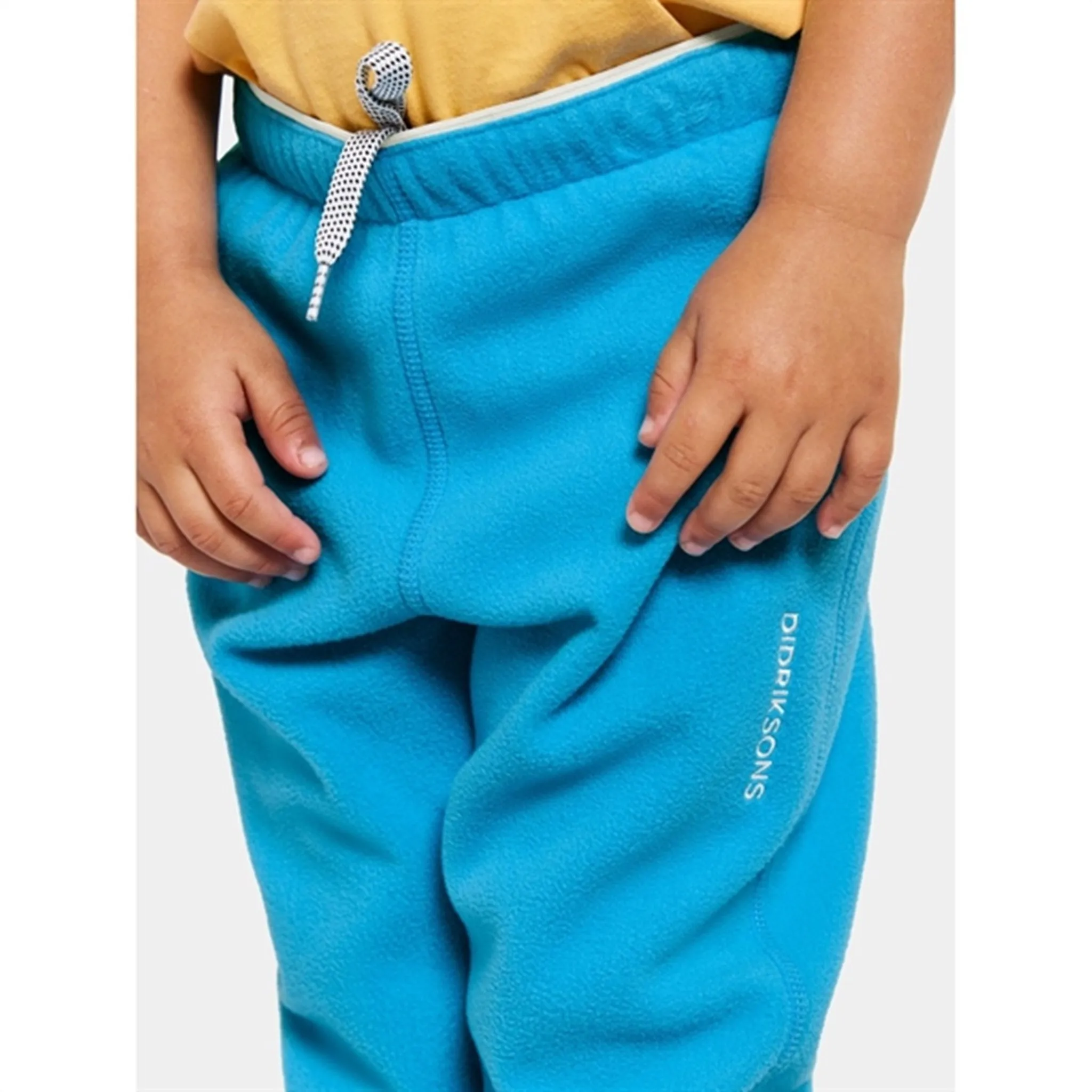 High Density Fleece Didriksons Blue Lagoon Monte Kids Pants