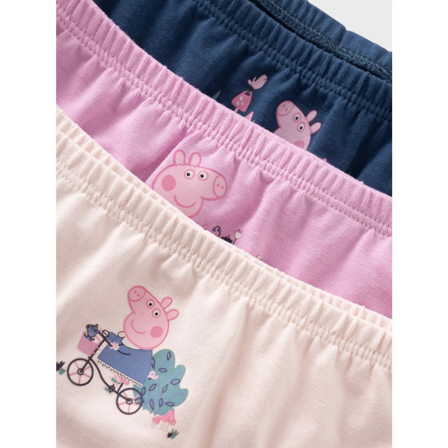 Name It Pastel Lavender Jari Peppa Pig 3-pack Underpants Odor Resistant