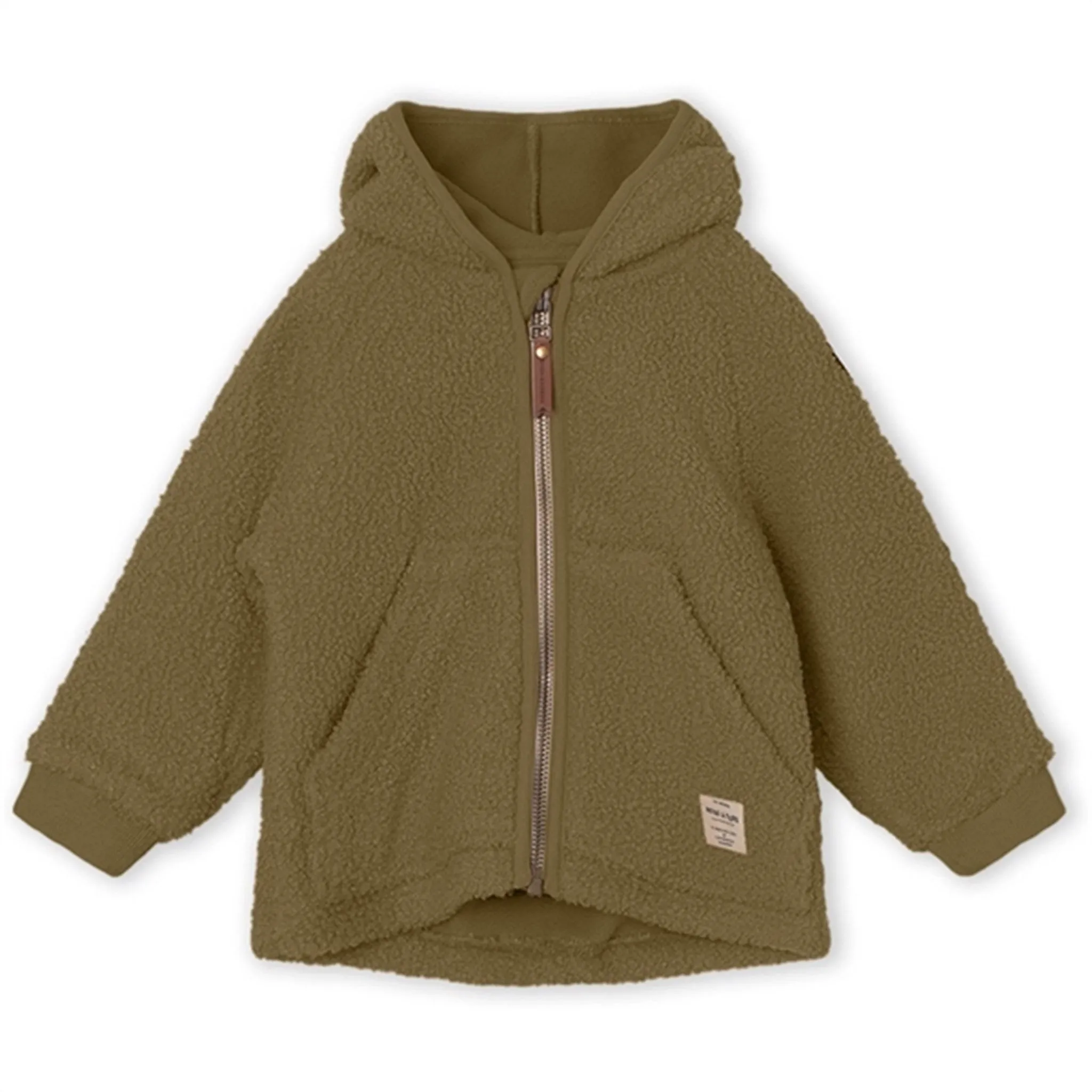 Workwear Comfort MINI A TURE Liff Teddy Fleece jacket Capers Green