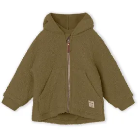 Workwear Comfort MINI A TURE Liff Teddy Fleece jacket Capers Green