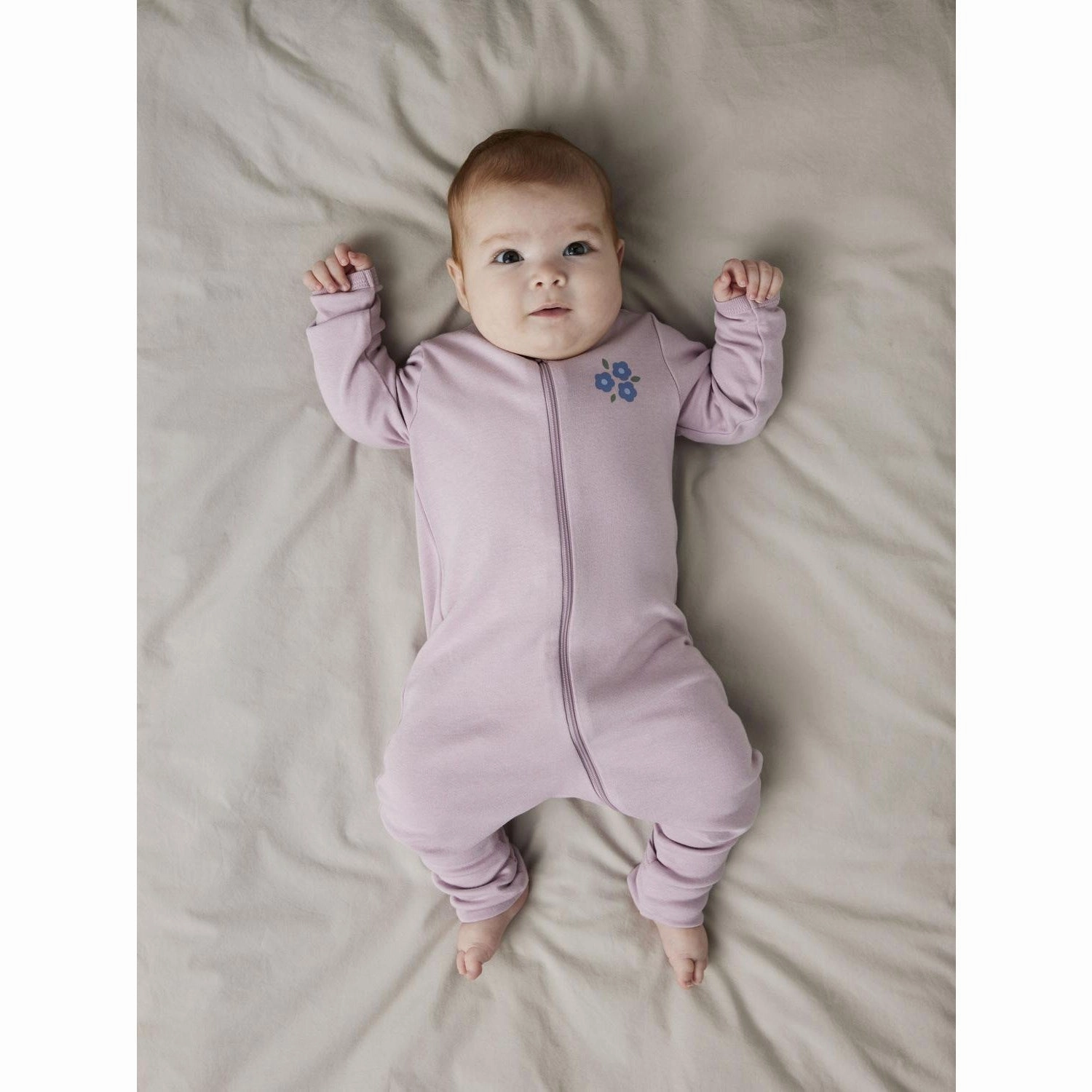 Name It Jet Stream Nightsuit 2-Pack Zip Jet Flower Noos Modern Charming