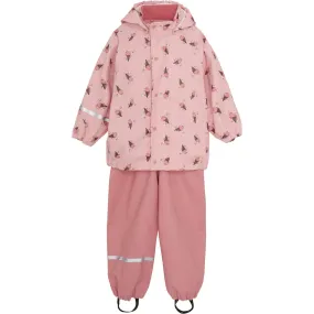 CeLaVi Peach Blossom Rainwear Set - AOP Rain Route