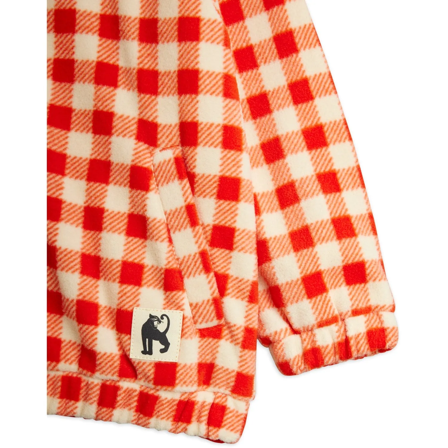 Versatile Gear All Season Comfort Mini Rodini Red Gingham AOP Fleece Jacket