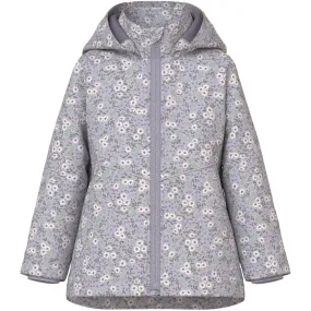 suitable for graduations Name It Misty Lilac Small Flower Maxi Li Jacket AOP