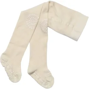 Moisture-Management Gobabygo Off White Crawling Tights Organic Cotton