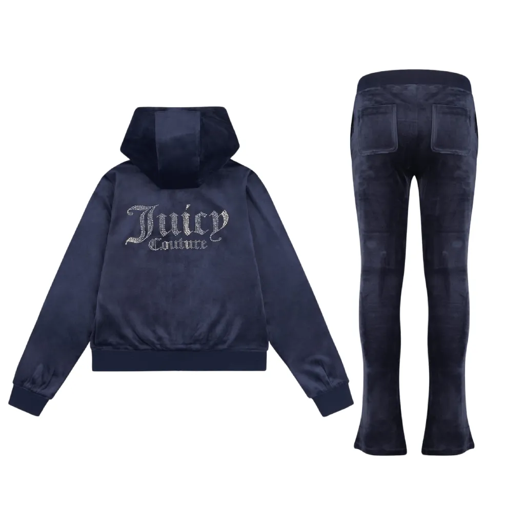 ElasticCuffs Juicy Couture Diam FZ BC Tracksuit Junior