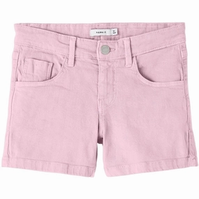 Name it Parfait Pink Rose Twill Shorts Noos Compact Packable Design