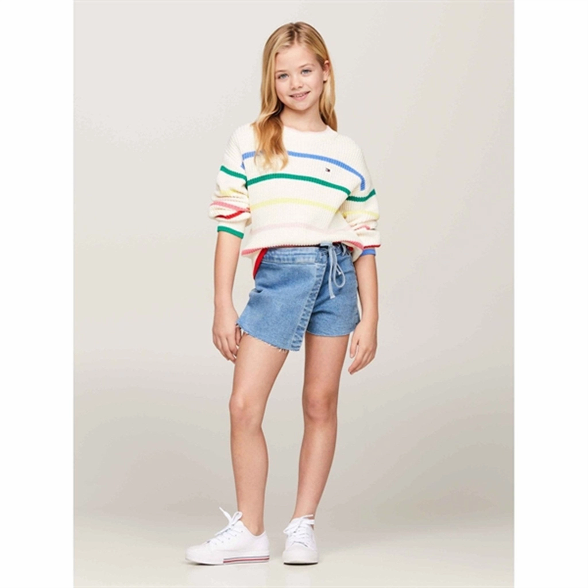 artisanal quality Tommy Hilfiger Denim Skorts Light Wash Lightused