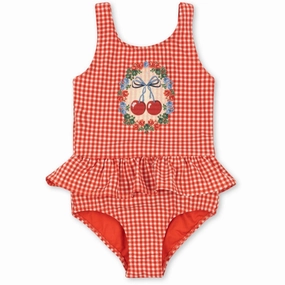 Konges Sl?jd Fiery Red Soline Swimsuit Water Fun Sporty-Chic