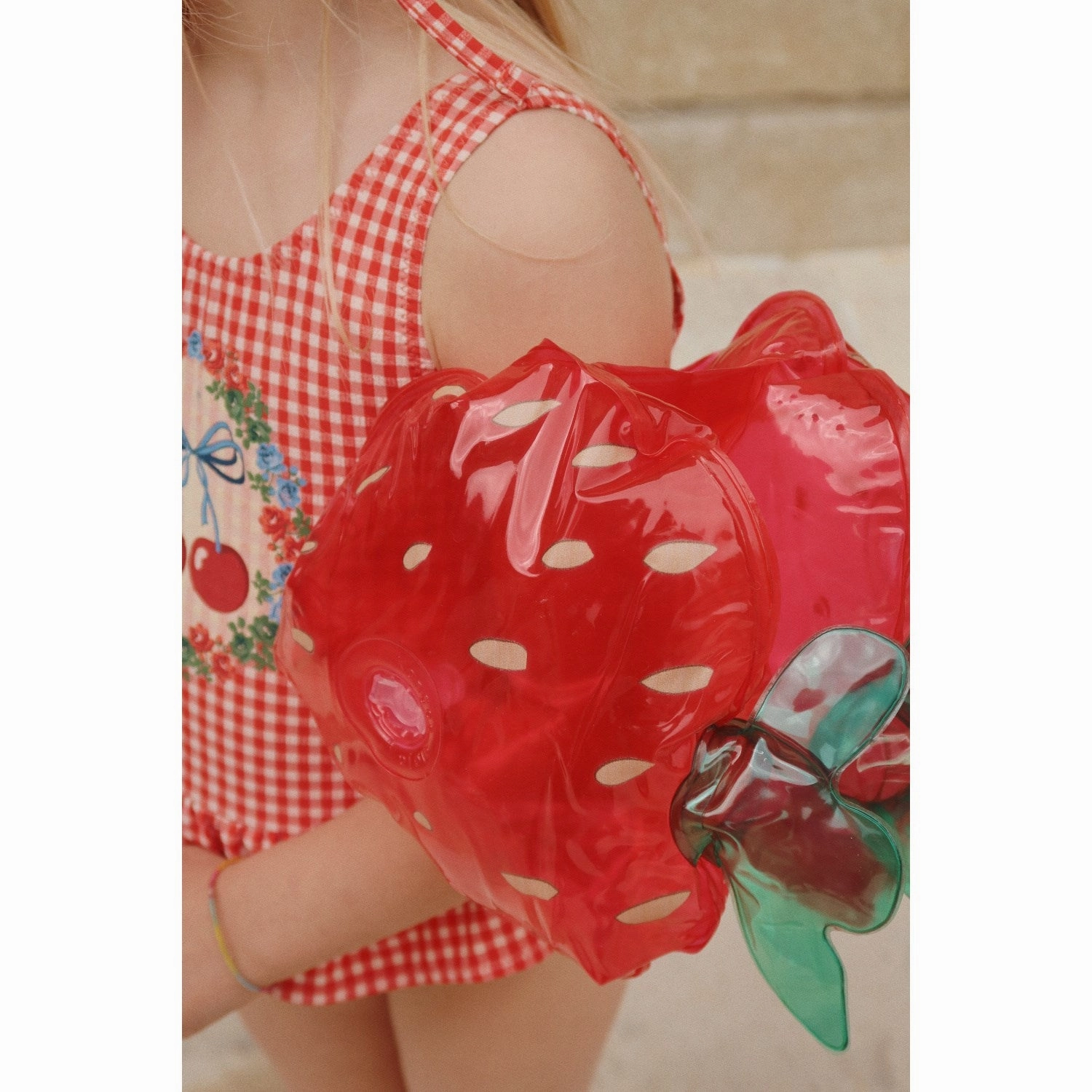 Adjustable Waistband Sand resistant Konges Sl?jd Fiery Red Soline Swimsuit