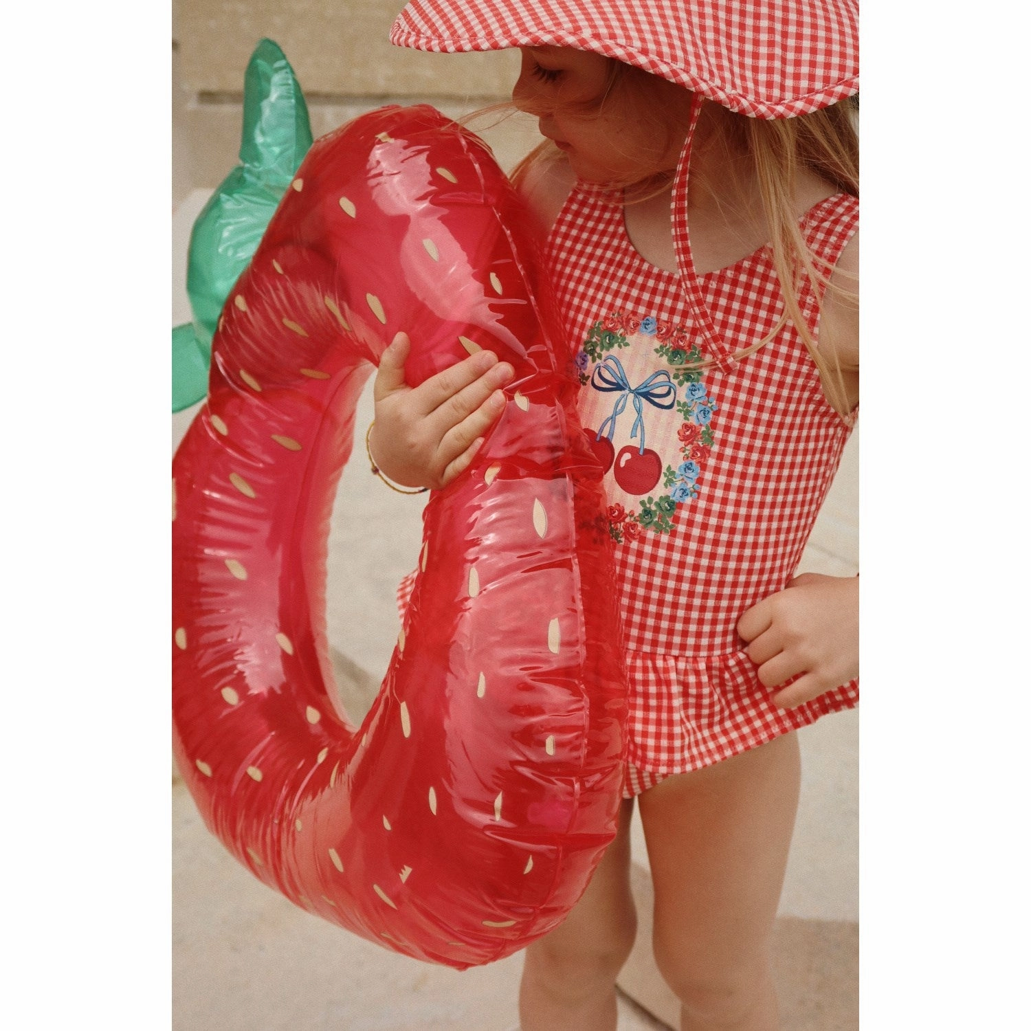 Reversible design Konges Sl?jd Fiery Red Soline Swimsuit
