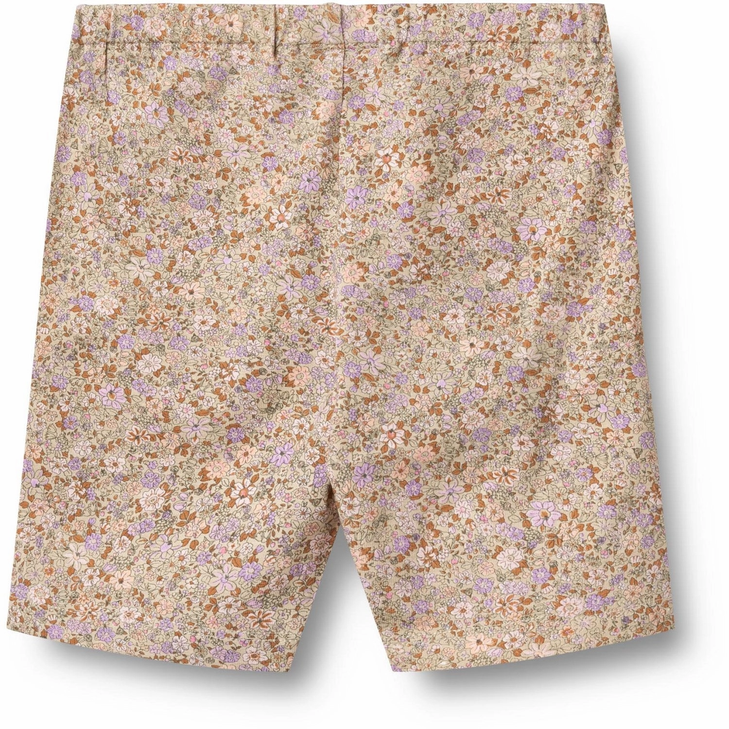 Stain Resistant Treatment Wheat Lilac Flower Meadow Bike Shorts Anne