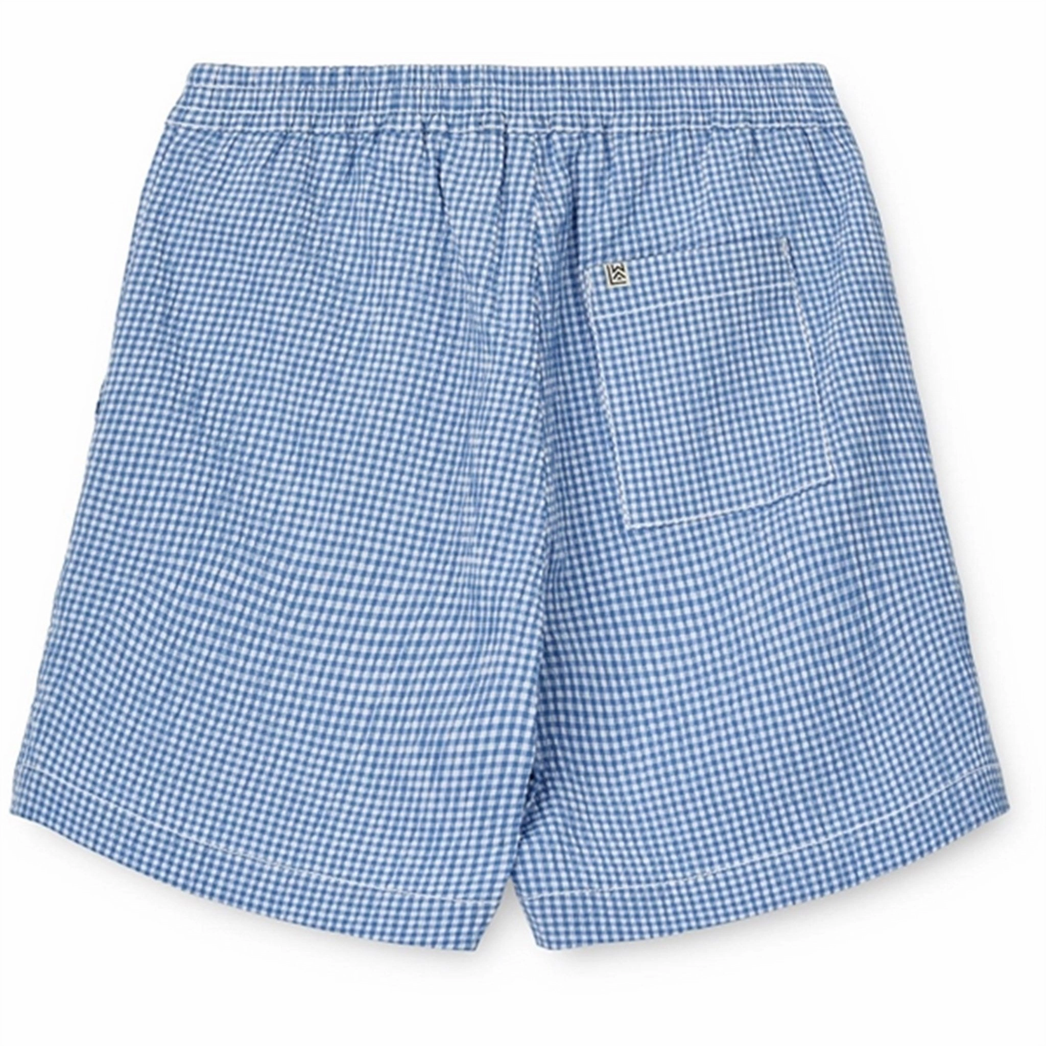 Liewood Y/D Check Riverside/Crisp White Elty Seersucker Check Shorts activewear option