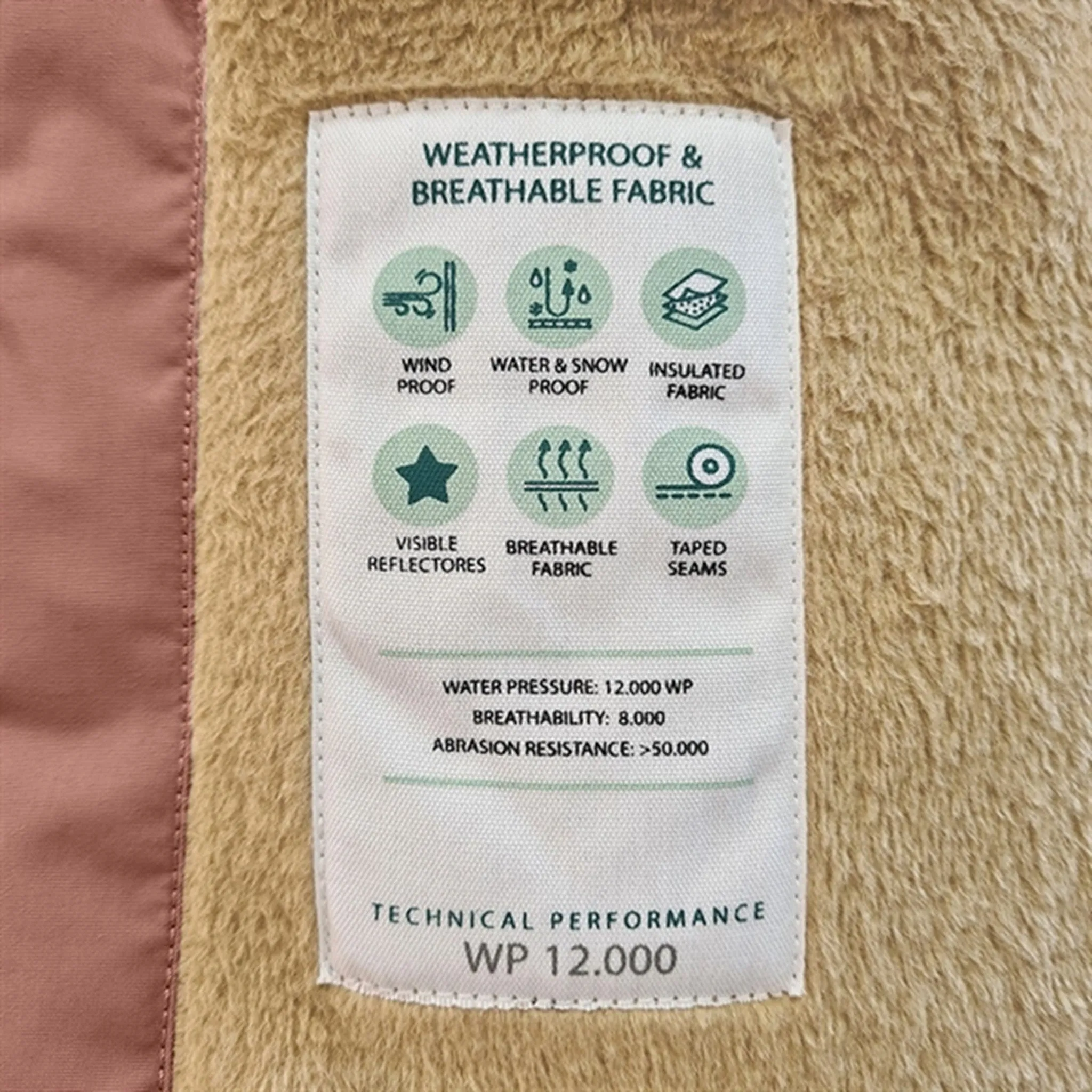 Closet Winter Essentials MINI A TURE Vikana Fleece Winter Jacket Wood Rose