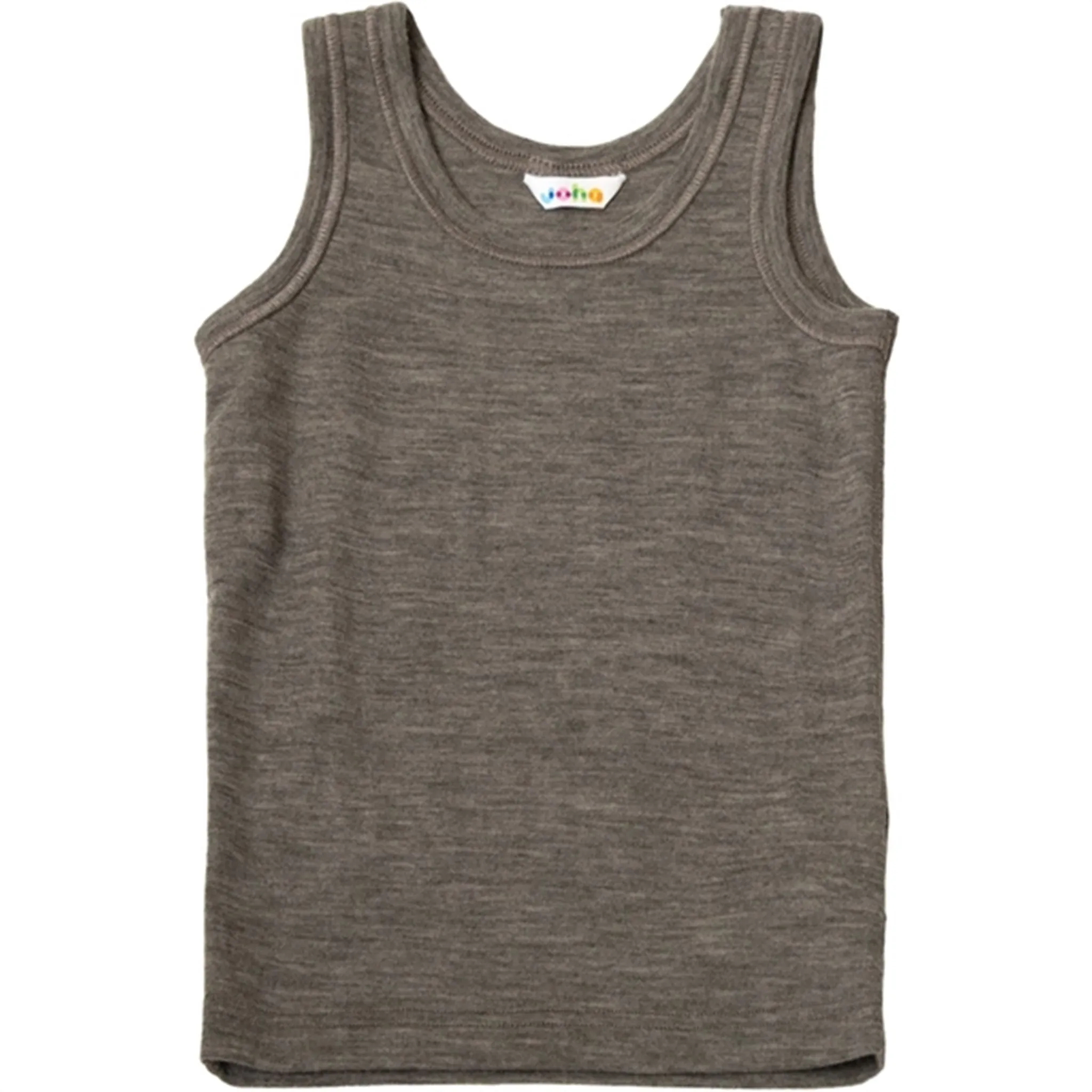 Joha Wool Beige Undershirt Help Reinforced Shoulder Design