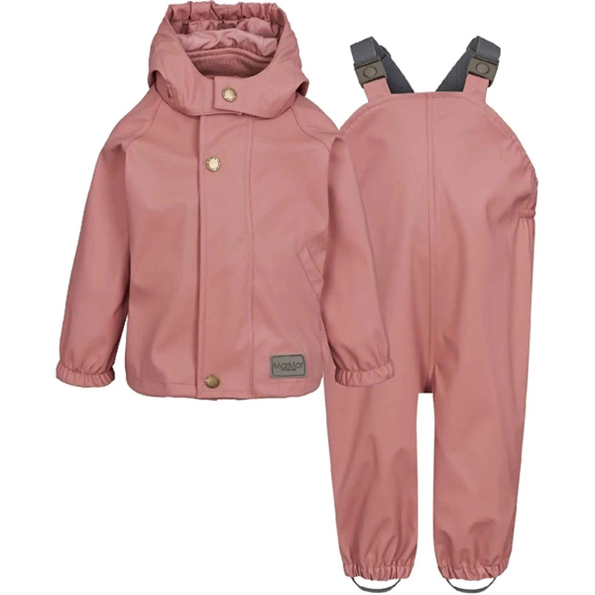 Fog Layer Wind Defense MarMar Oddy Rainwear Set Rose Parfait