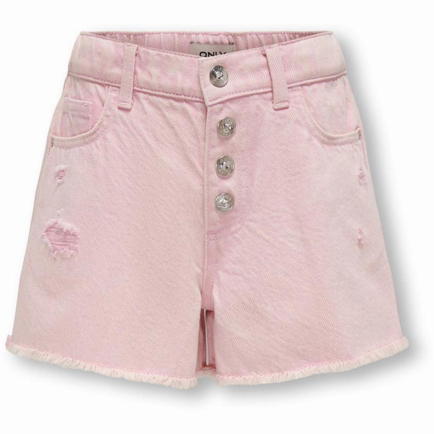 Anti Slip Waist Grip stretchy fabric kids ONLY Begonia Pink Petra Coloured Shorts
