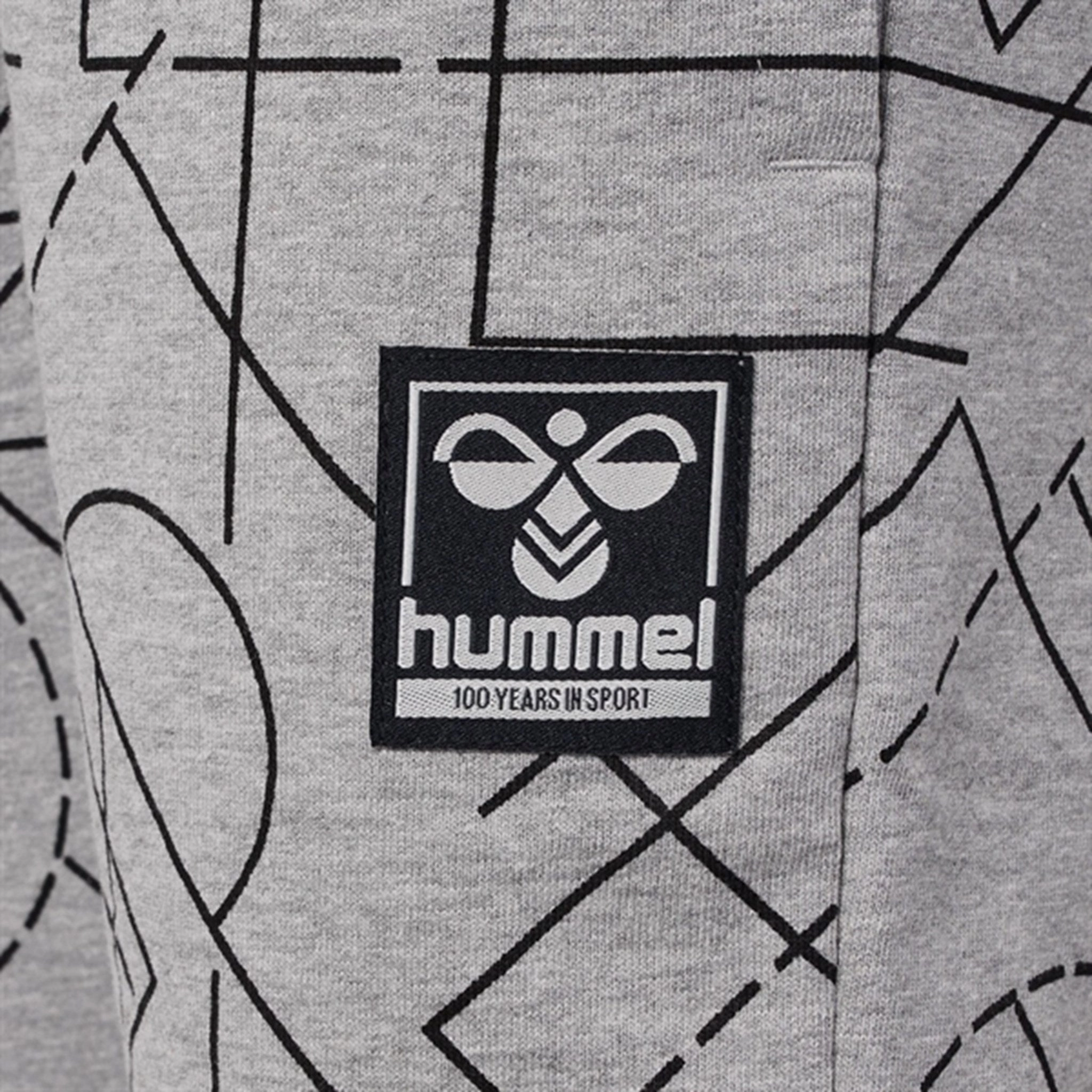 Wool blend Machine washable Hummel Grey Melange Trevor Shorts