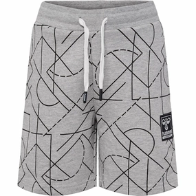 Breathable fabric volleyball outfit Hummel Grey Melange Trevor Shorts