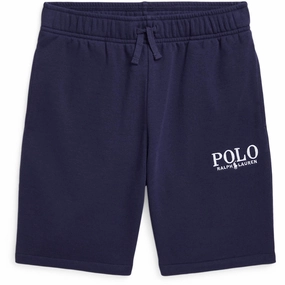 Polo Ralph Lauren Refined Navy Boy Athletic Shorts High-waisted