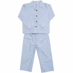 Copenhagen Colors Dusty Blue 2-Pack Pyjamas Set Thermal Hikers