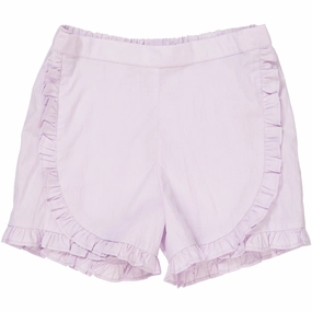 COPENHAGEN COLORS Lavender Poplin Frill Shorts Outdoor Vibe