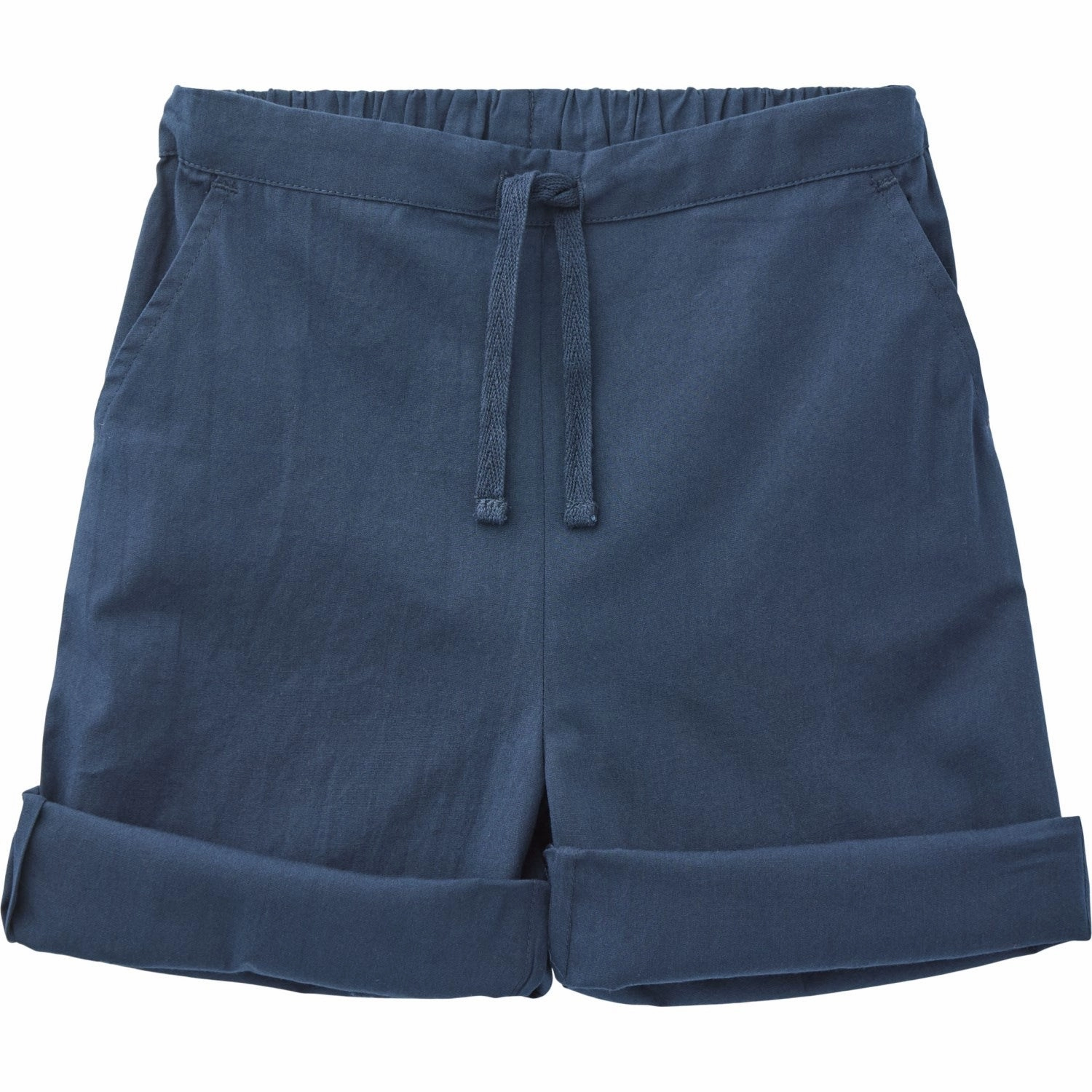 Travel Style COPENHAGEN COLORS Navy Poplin Shorts W. Drawstring