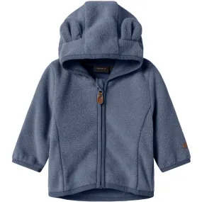 Modern Style Easy Style Name It Vintage Indigo Nbnmeeko Fleece Jacket Melange