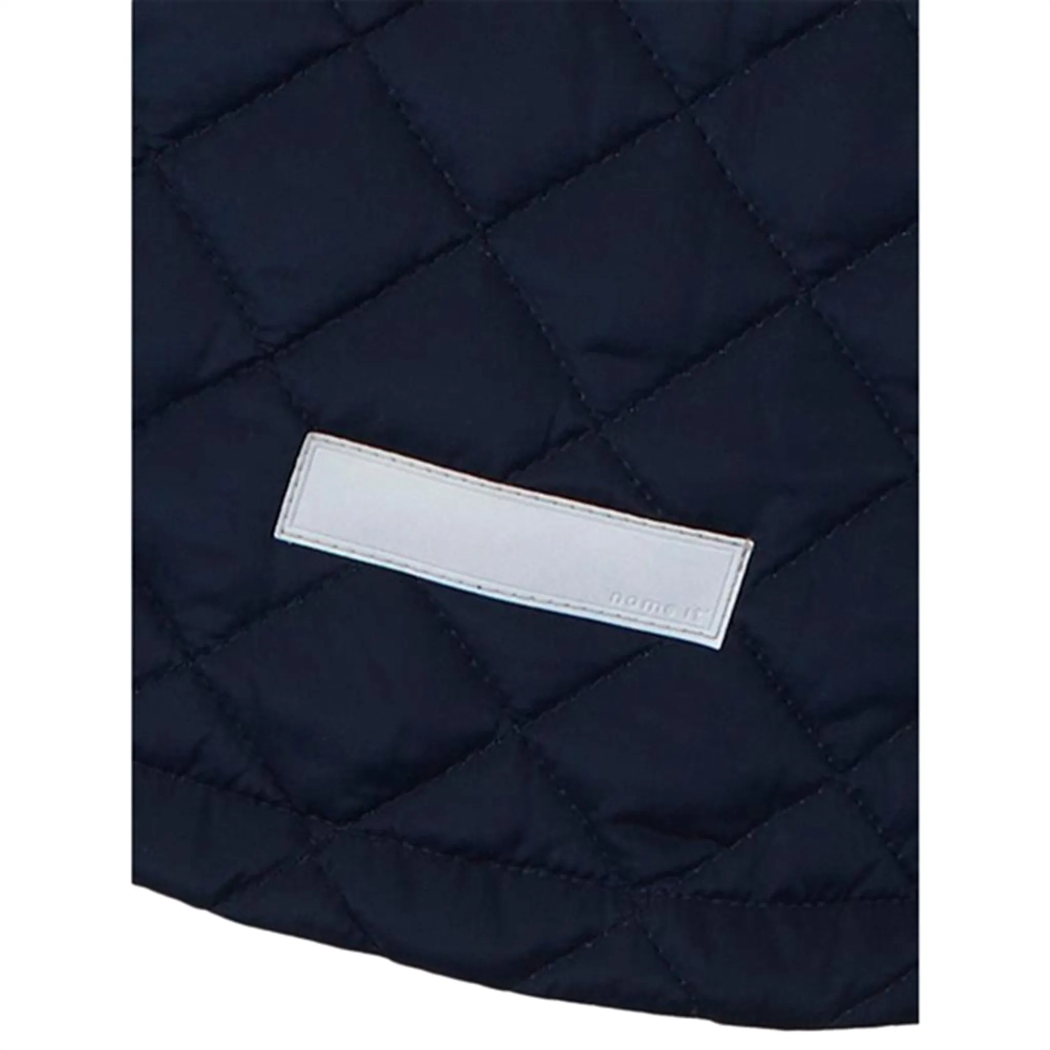 Name it Dark Sapphire Alfa Quilted Jacket Wind Control