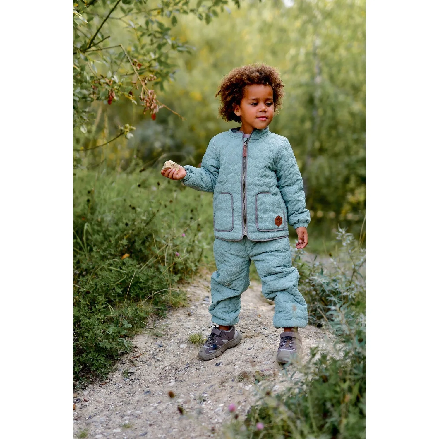 Mikk-Line Green Bay Thermal Jacket Playful-Detail