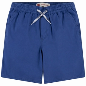 Gusseted Crotch Levi's Woven Pull-On Shorts Blue