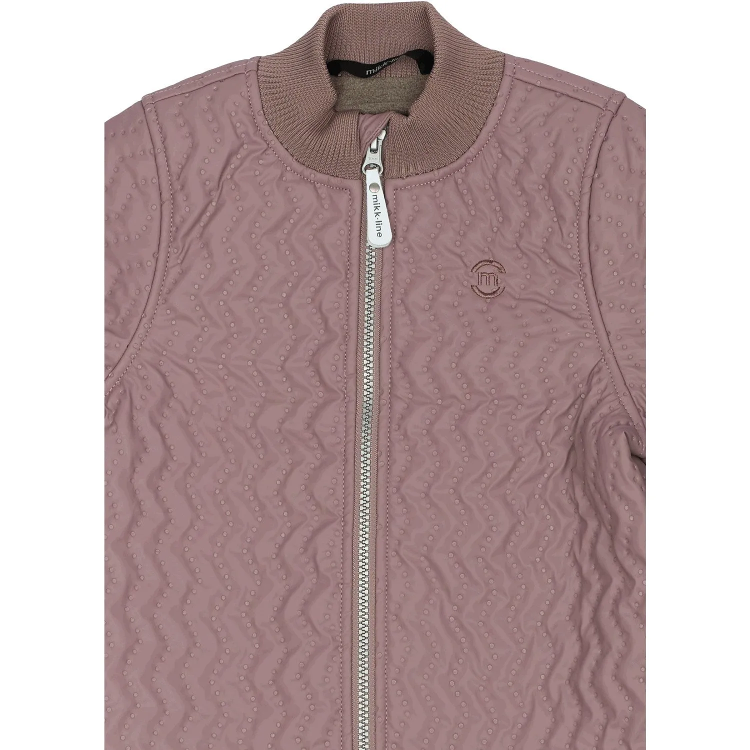 Mikk-Line Twilight Mauve Duvet Set W. Fleece High-Fashion Mandarin-Collar