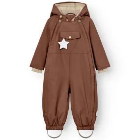 Layering shirt for cooler days Stretch-Recovery Mini A ture Rootbeer brown Wisti Fleece Snowsuit