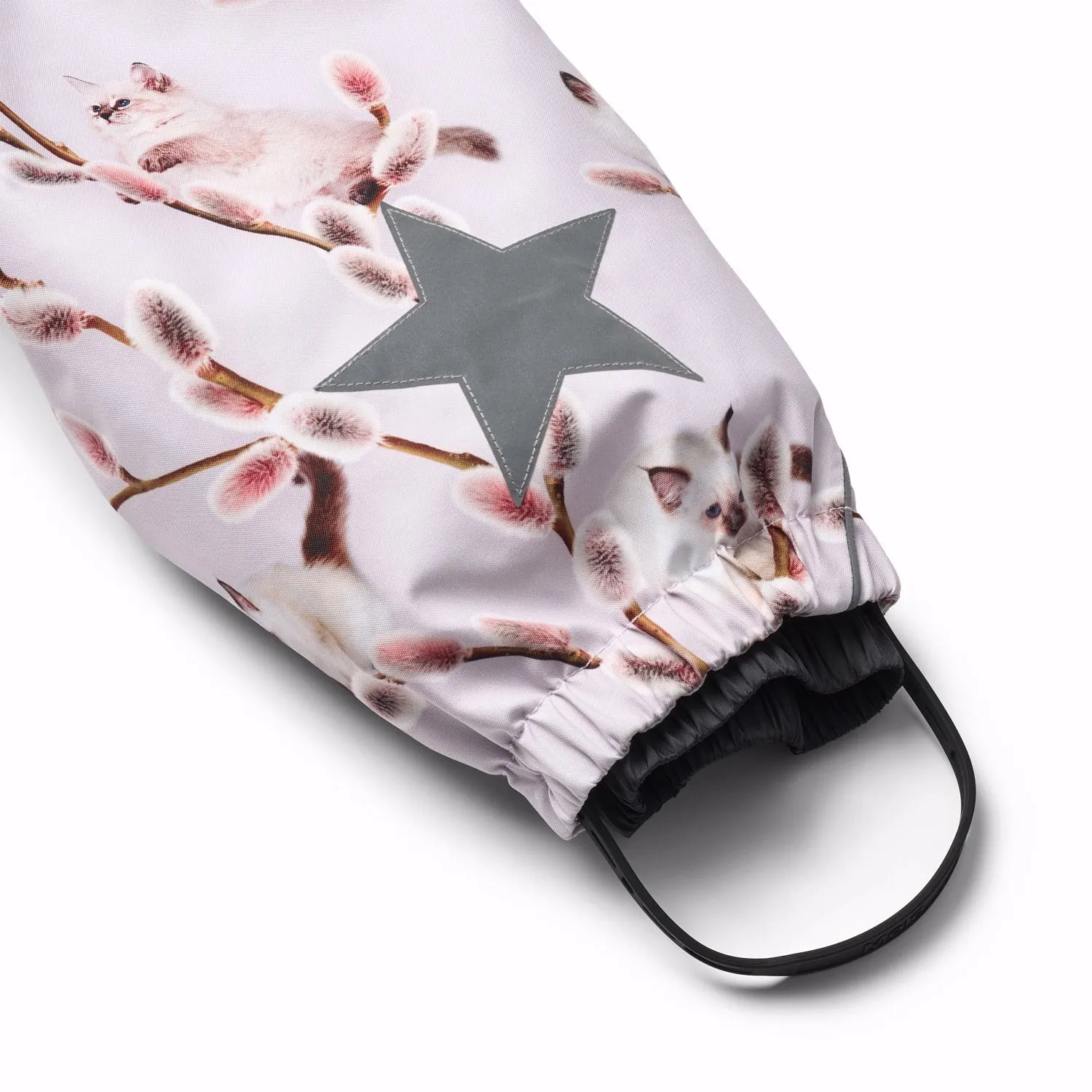 Timeless long-sleeve piece Ruffle-Detail Molo Willow Kitten Polaris Fur Junior Snowsuit