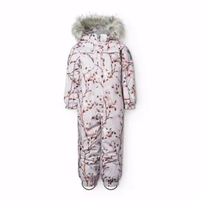 Molo Willow Kitten Polaris Fur Junior Snowsuit Piped-Edge Relaxed tunic-style shirt