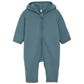 Minimalist-Trend Huttelihut Stormy Weather Pram Suit Ears Wool Fleece