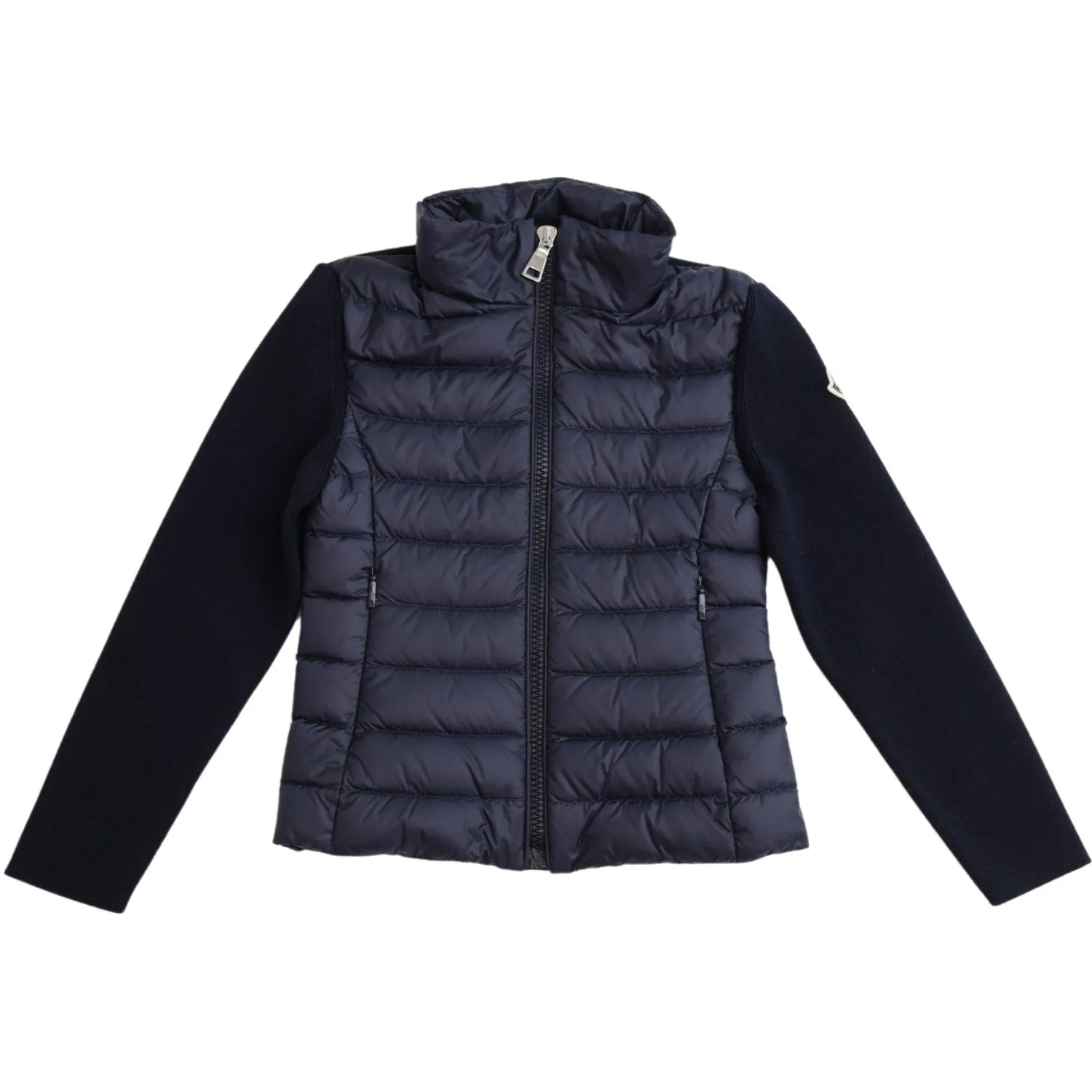 Moncler Navy Jacket Bonded Zippers Windproof Technology